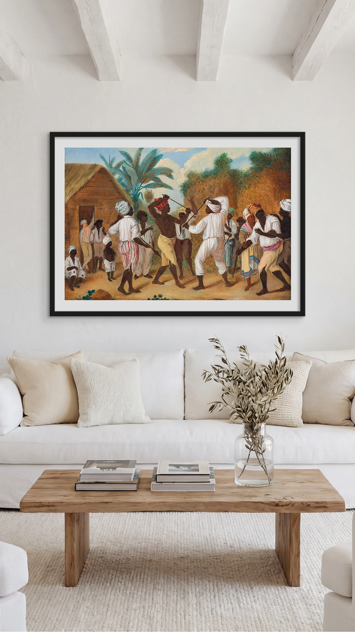A Cudgelling Match between English and French Negroes in the Island of Dominica
