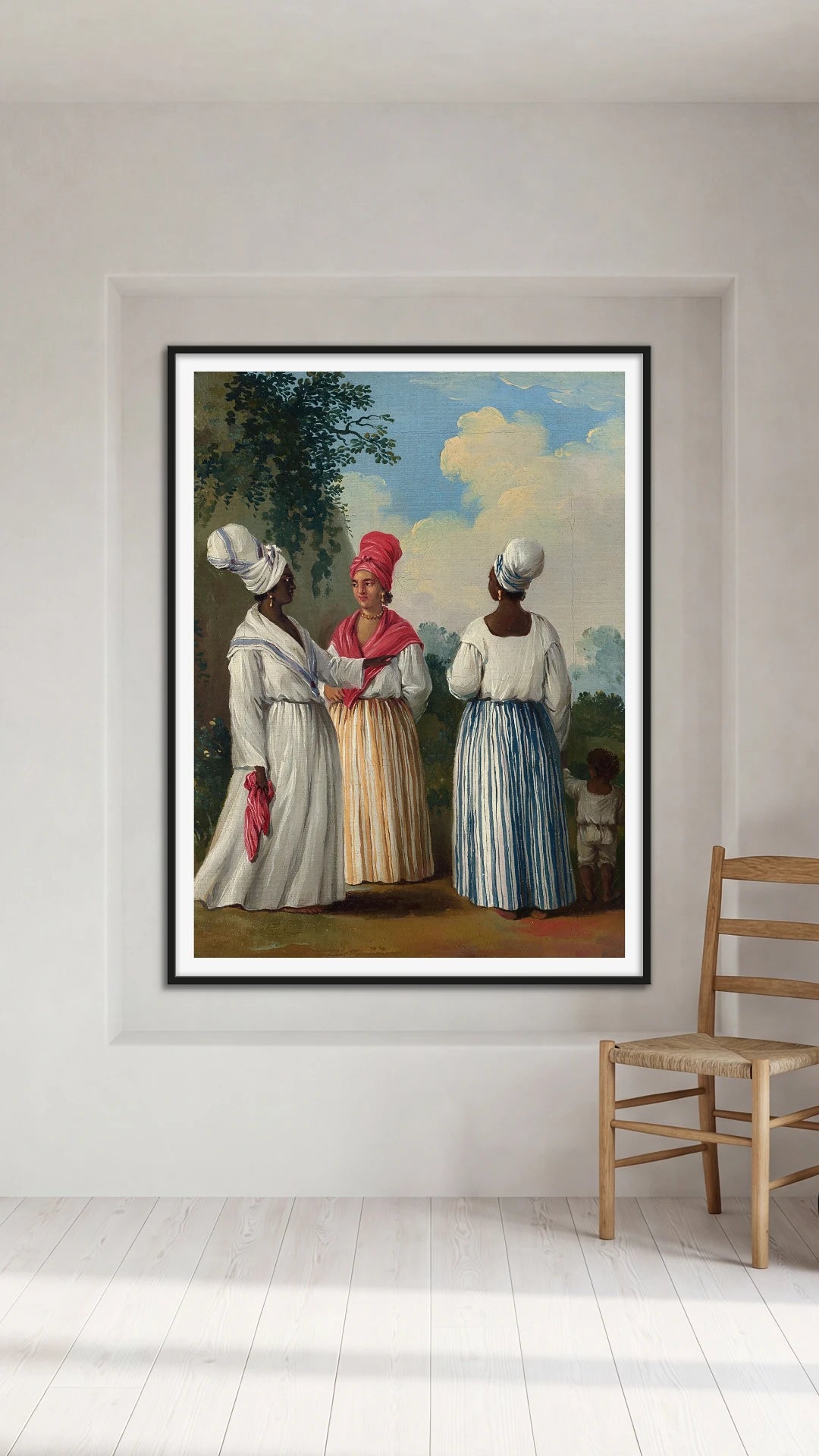 Free Women of Dominica With Child