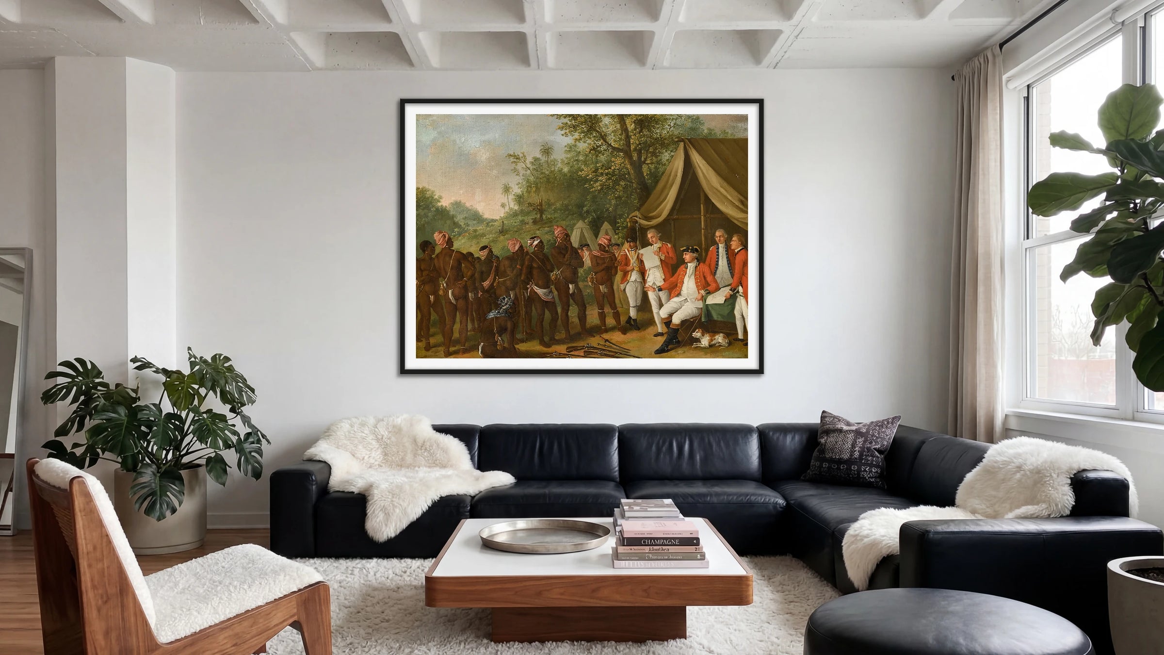 Sir William Young Conducting a Treaty with the Black Caribs on the Island of St Vincent
