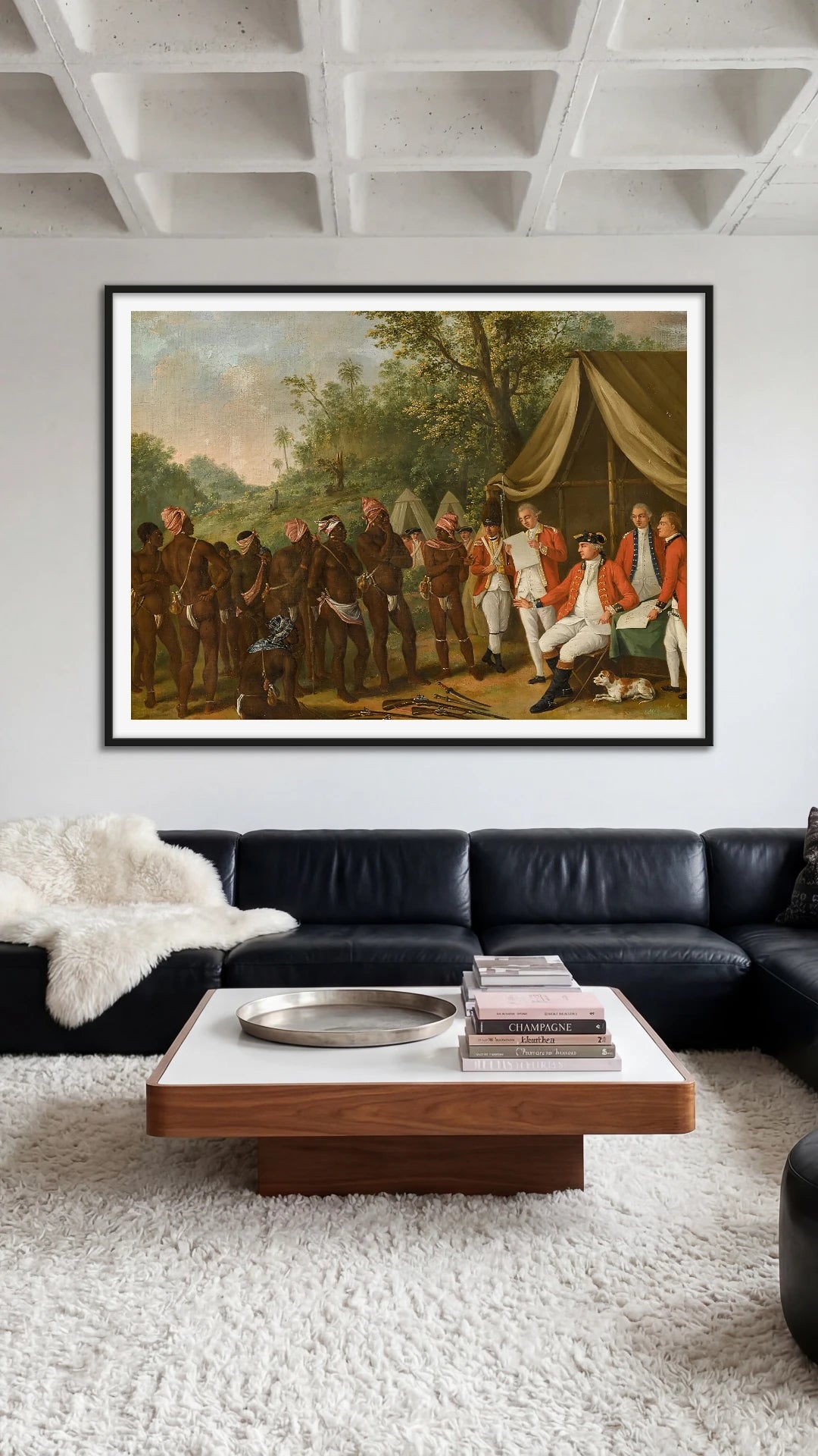 Sir William Young Conducting a Treaty with the Black Caribs on the Island of St Vincent