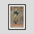 Negro Man in Straw Hat