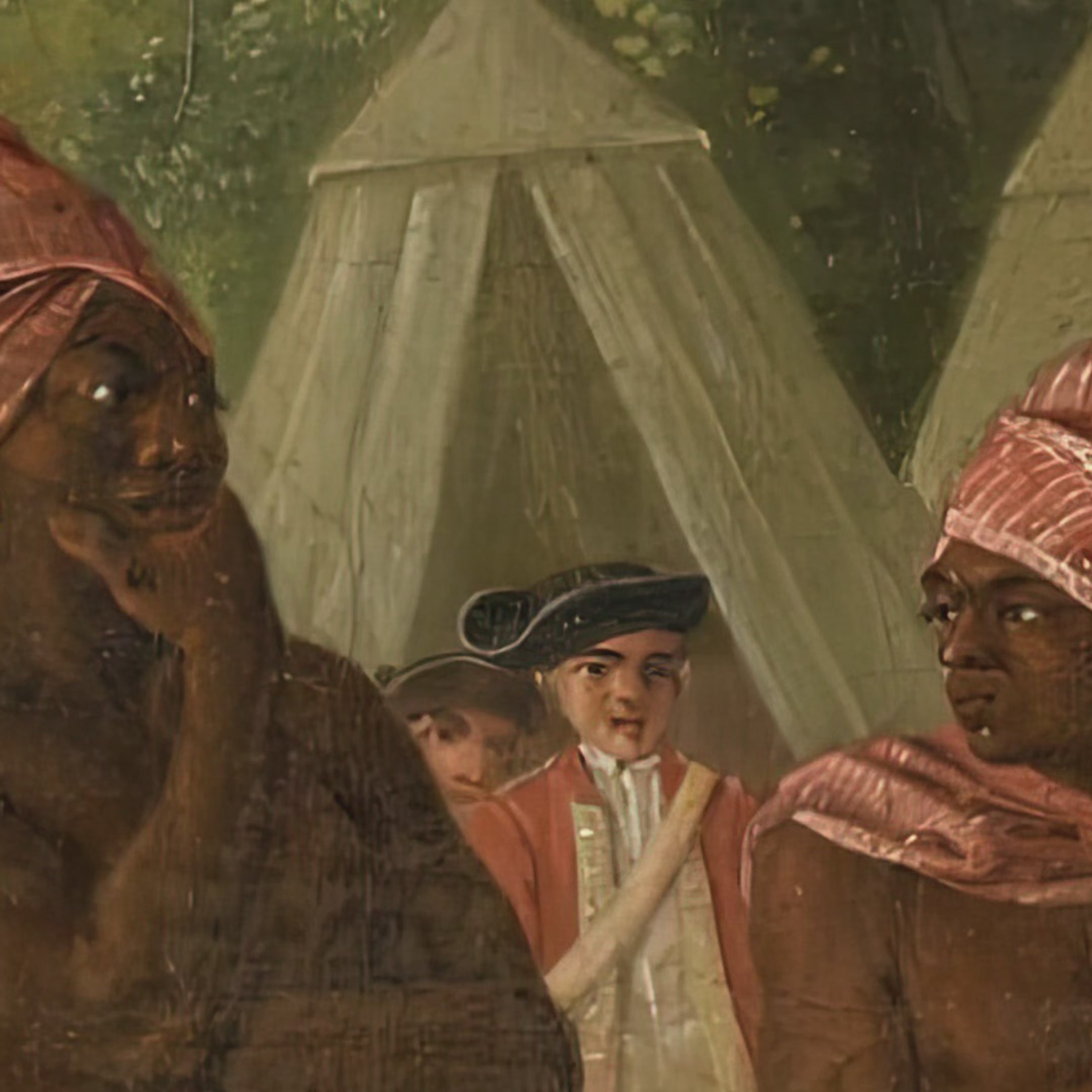 Sir William Young Conducting a Treaty with the Black Caribs on the Island of St Vincent