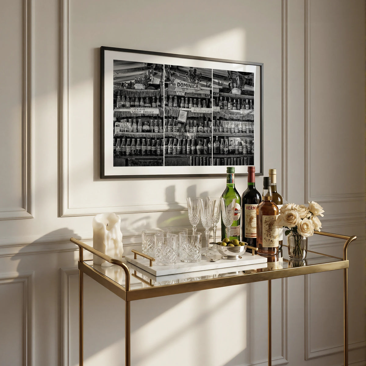 Traditional Bar Cart